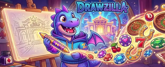 Banner Drawzilla Casino app